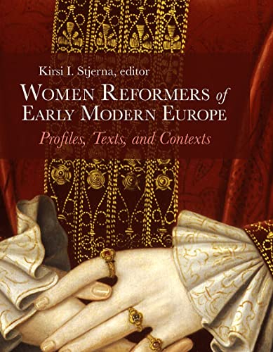Book cover featuring Renaissance art and text about women reformers.