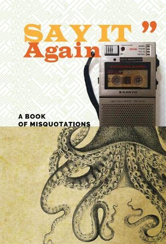 Book cover with cassette recorder, octopus tentacles, and bold orange text.