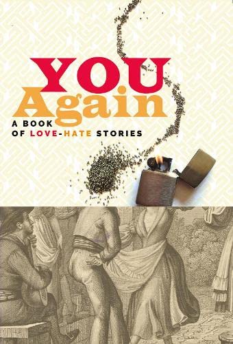 Book cover with red text, scattered coffee beans, and vintage imagery.