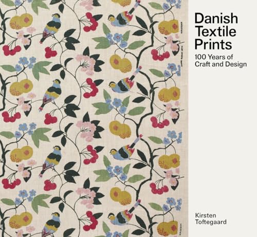 Book cover featuring a colorful floral and bird textile print.