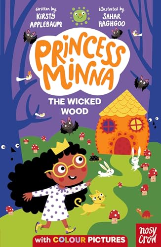 Book cover: Princess Minna in a whimsical forest with animals.