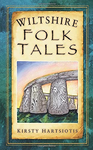 Book cover: "Wiltshire Folk Tales" with image of Stonehenge.