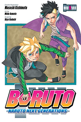 Boruto and Kawaki are featured on the cover of Boruto Volume 9 manga.