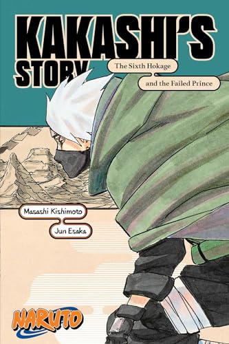 Book cover featuring Kakashi Hatake in profile, with "Naruto" logo.