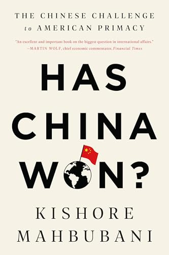 Book cover titled Has China Won? with a globe and Chinese flag icon.