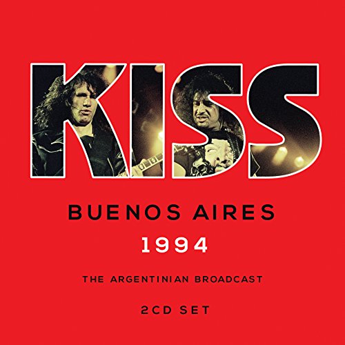 CD cover for Kiss’s “Buenos Aires 1994” live album, featuring band members.