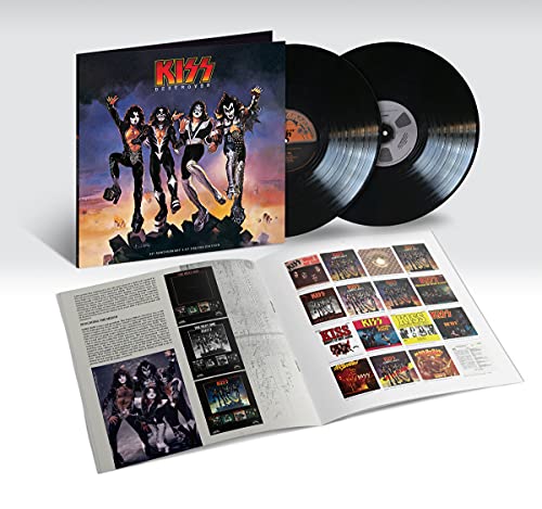 Kiss “Destroyer” 45th Anniversary Deluxe Edition vinyl record and booklet.