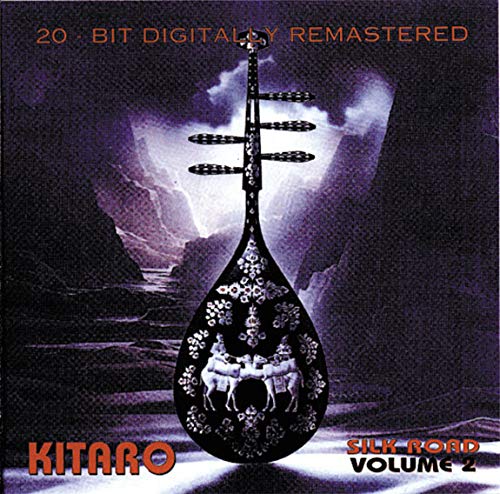 Kitaro Silk Road, Volume 2 CD cover featuring a stringed instrument.