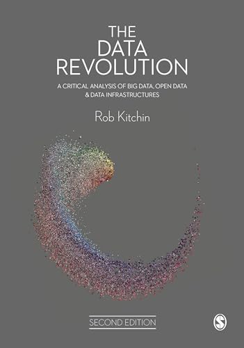 Book cover: "The Data Revolution" with abstract colorful particle design.