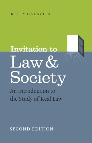 Book cover: "Invitation to Law and Society," second edition, with a doorway image.