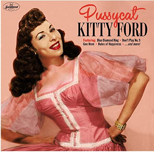 Kitty Ford album cover, a smiling woman in a pink dress.