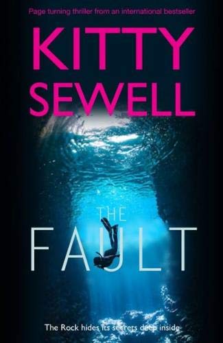 Book cover: “The Fault” by Kitty Sewell, featuring a diver underwater.