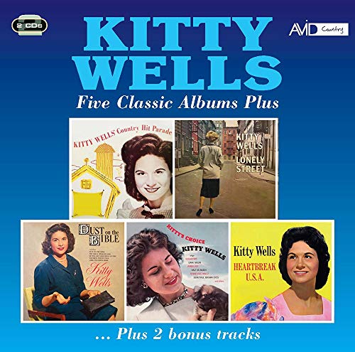 Kitty Wells album cover featuring portraits and album art, two CDs indicated.