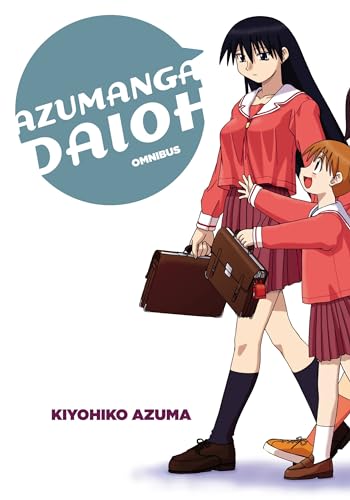 Two anime schoolgirls in red uniforms walk together carrying brown briefcases on a cover.