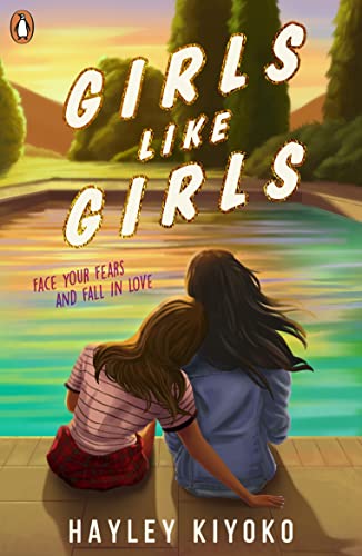 Book cover: two girls by a pool, title “Girls Like Girls.”