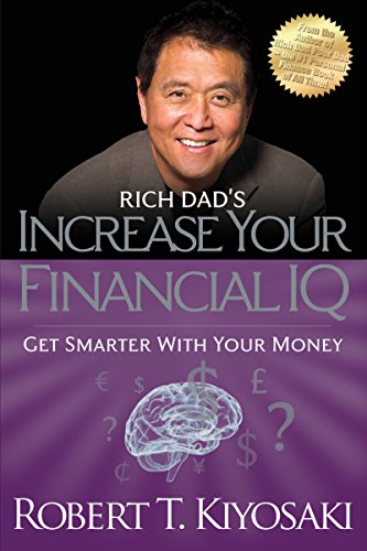 Book cover featuring Robert Kiyosaki and financial symbols around a brain.