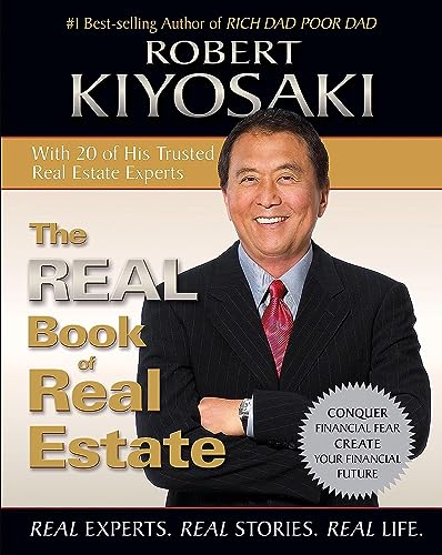 Book cover featuring Robert Kiyosaki and the title "The Real Book of Real Estate.