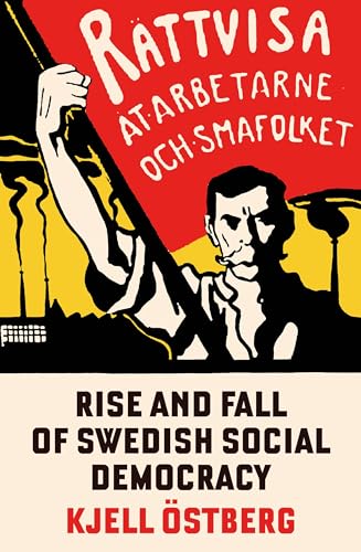 Book cover: Silhouette of a worker with raised arm, red and black design.