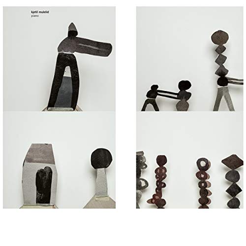 CD cover for Kjetil Mulelid’s “Piano” featuring abstract, dark figures.