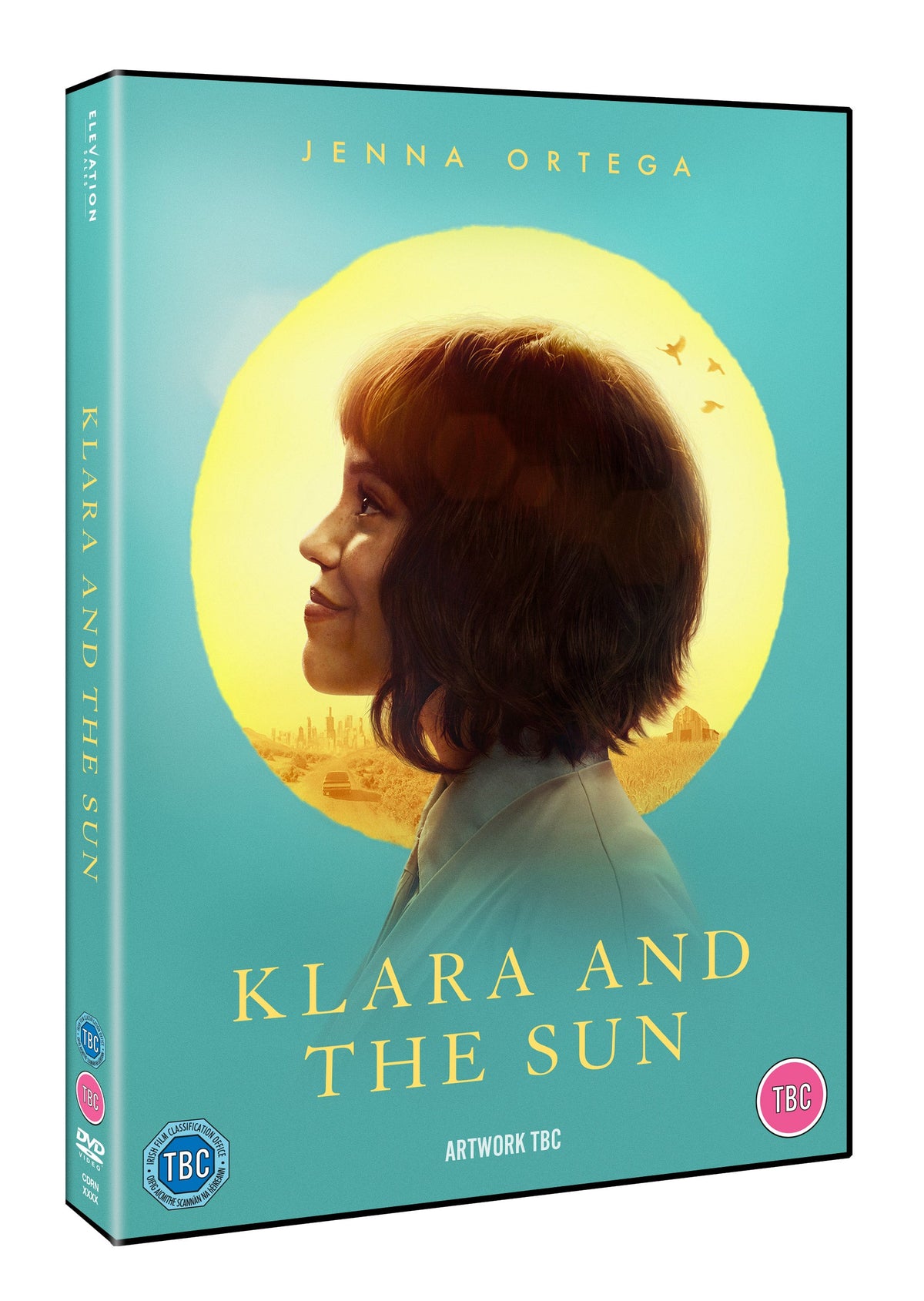 DVD cover for "Klara and The Sun" featuring a woman’s profile and sun.
