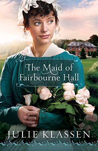 Book cover featuring a woman in historical dress holding roses.