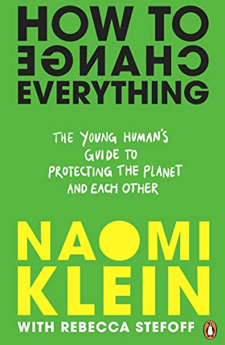 Book cover with green background, black and yellow text, and a small penguin logo.