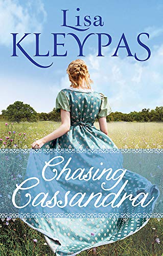 Book cover showing a woman in a vintage dress walking through a meadow.