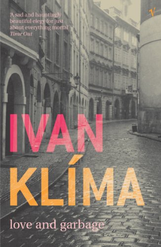 Book cover: "Love And Garbage" by Ivan Klima, featuring a city street.