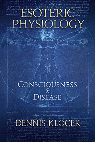 Book cover: “Esoteric Physiology” with Vitruvian Man illustration.