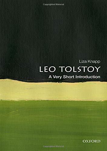Book cover: "Leo Tolstoy: A Very Short Introduction" by Liza Knapp.