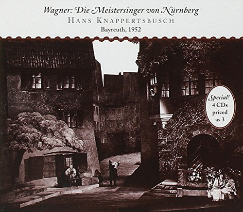 CD cover for Wagner’s “Die Meistersinger” featuring a historic townscape.