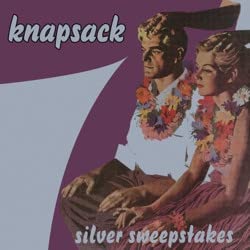 Knapsack album cover, “Silver Sweepstakes,” featuring a couple in vintage attire.