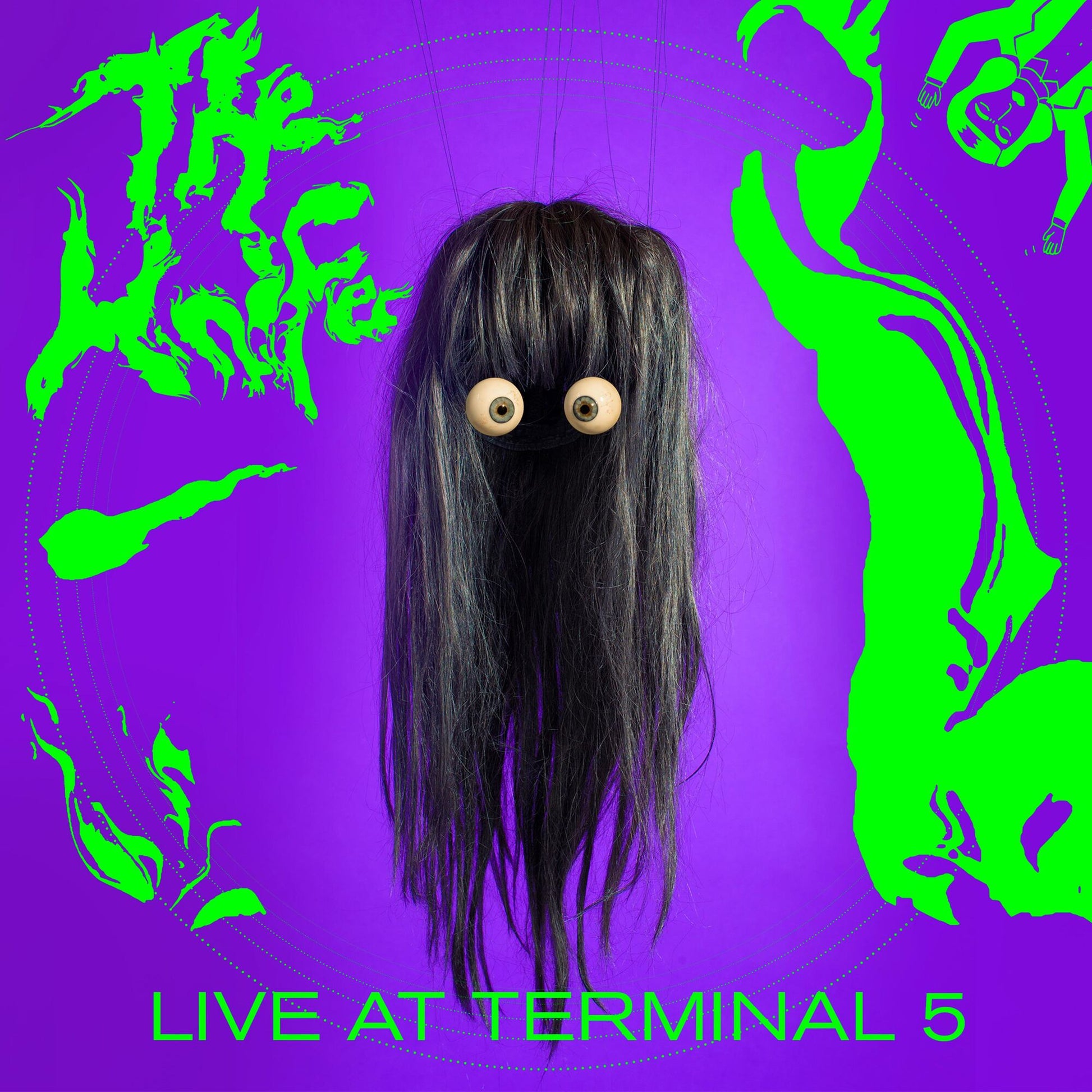 Purple album cover featuring a furry monster with large eyes.