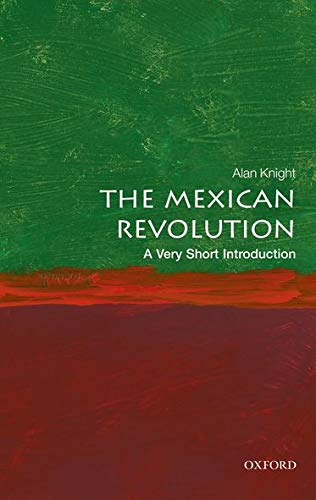 Book cover: "The Mexican Revolution" by Alan Knight, green and red design.