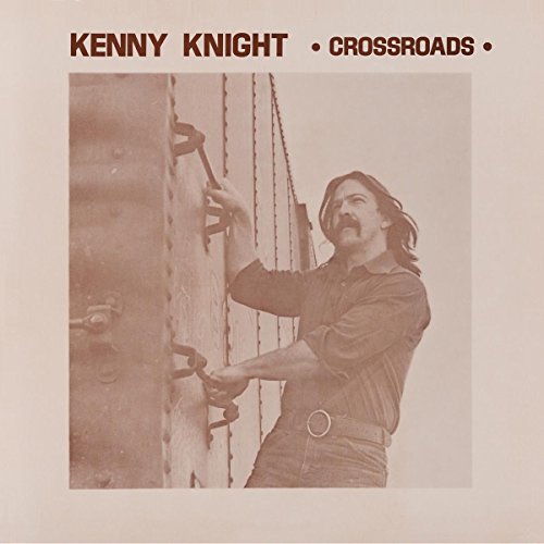 Kenny Knight album cover, sepia-toned photo of a man by machinery.