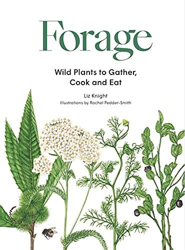 Book cover titled Forage with botanical illustrations of various green wild plants.