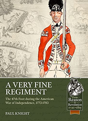 Book cover: red-coated soldier from the 47th Foot, American Revolution.