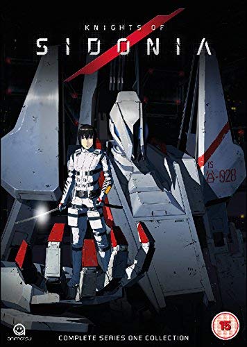Knights of Sidonia DVD cover featuring a character and spaceship.