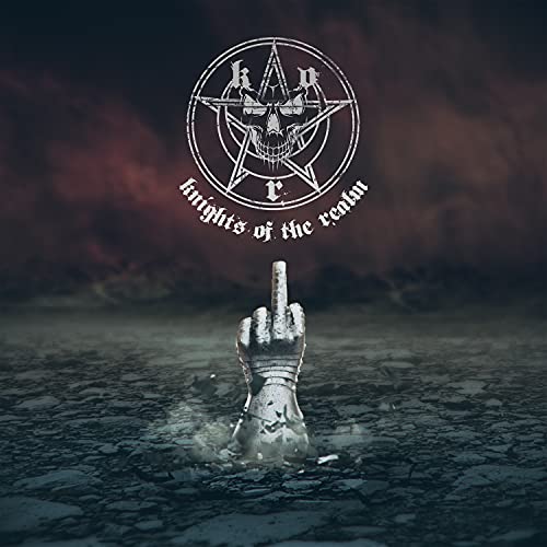 CD cover: hand giving the middle finger, skull, and star symbol.