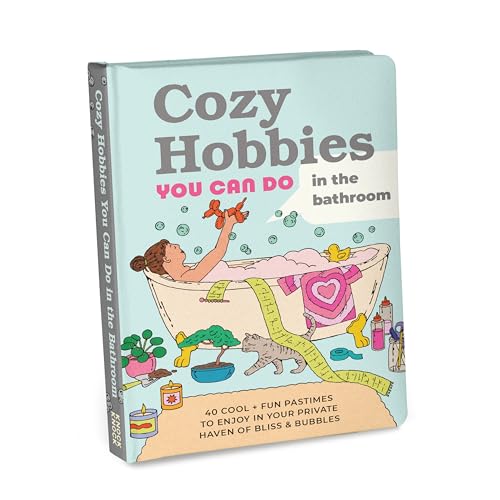 Light blue book cover with illustration of a woman in a bathtub.