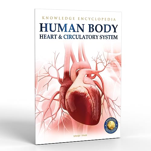 Book cover featuring a detailed illustration of the human heart and circulatory system.