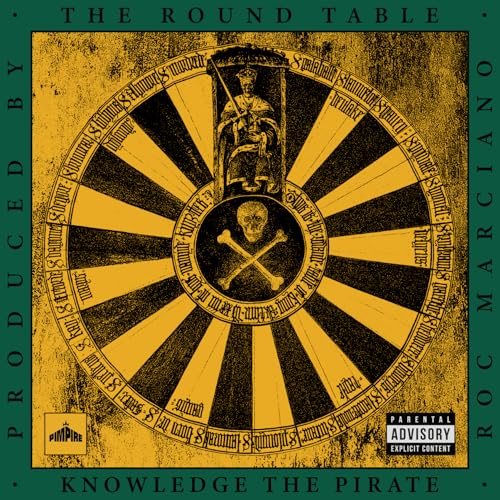 CD cover: gold and green design with skull, throne, and text.