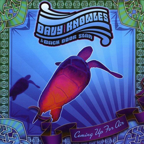 CD cover for Davy Knowles’ “Coming Up For Air” featuring a turtle.