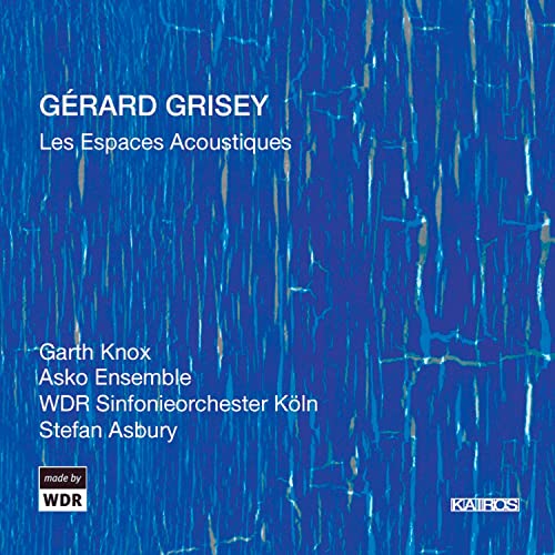 CD cover with blue abstract texture and white text listing artist and album information.