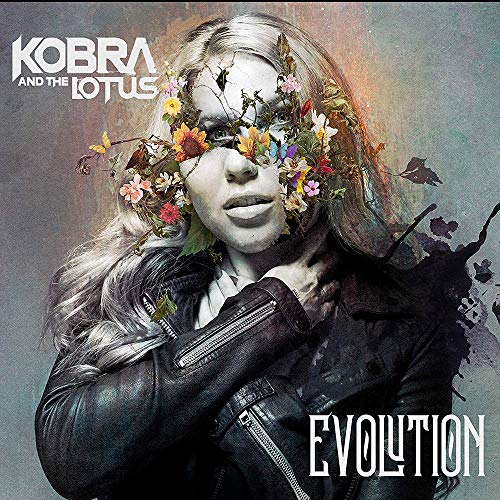The image is a vinyl album cover featuring a woman with flowers covering her eyes.