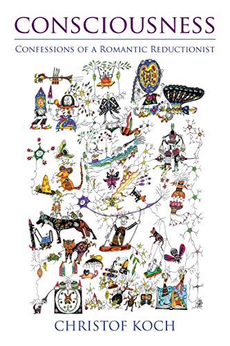 Book cover with colorful, whimsical illustrations and the title "Consciousness.