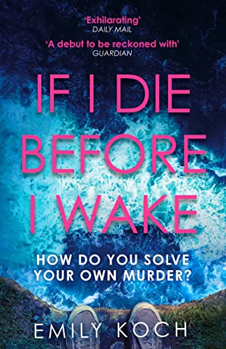 Book cover: “If I Die Before I Wake” with feet in water.