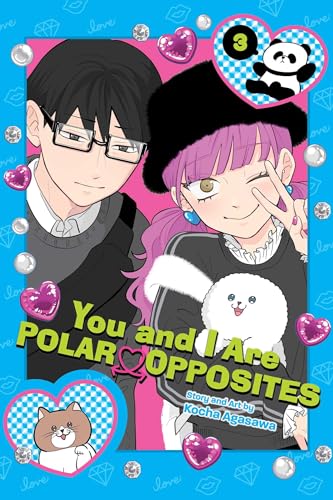 Manga cover featuring a boy with glasses and a girl with pink hair.