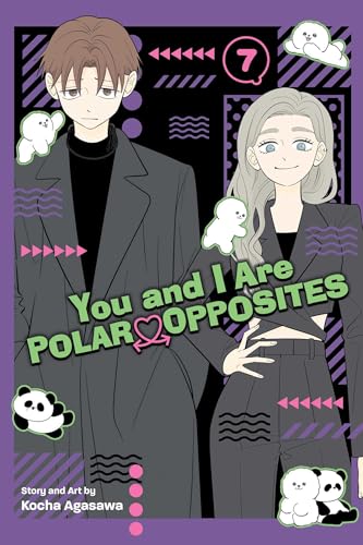 Manga cover featuring a man and woman with contrasting appearances.