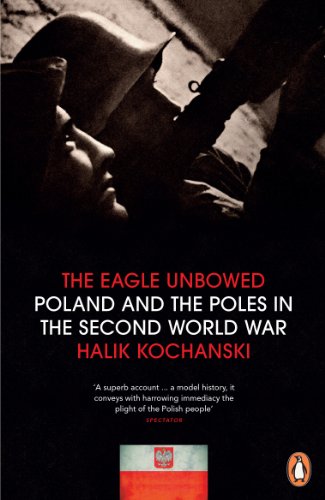 Book cover: "The Eagle Unbowed" depicting a Polish soldier's profile.
